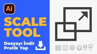 Adobe Illustrator Eğitimi | EN PRATİK ÇİZİMİ SEN YAP | Scale Tool