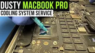 Macbook Pro Dusty Cooling System Service at Phone Fix Craft