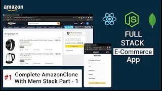 #1 Complete Amazon Clone With Mern Stack part - 1 | E-commerce Website With Mern stack 