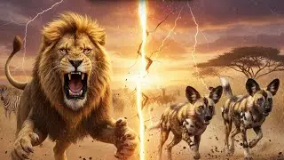 Lions vs. Wild Dogs: Who is the King of the Savannah?