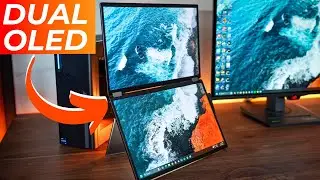 This OLED Monitor Folds Like a Laptop…It’s Kind of Insane for ACTUAL Work.