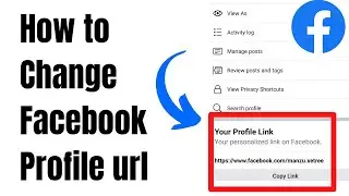 How to Change Facebook Profile URL -  Change Facebook Profile Link
