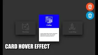 Card Hover Effect | CSS Tutorial | How to make Hover Effects?