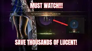 SAVE YOUR LUCENT! BLESSINGS MAKE UPGRADING TRAITS EASY