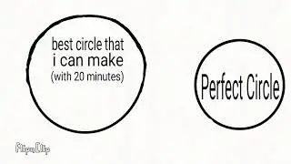 Its really hard to make a perfect circle