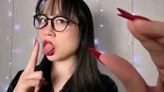 ASMR Rude Spit Painting Plastic Surgery (mouth sounds, Asian Accent, whisper)