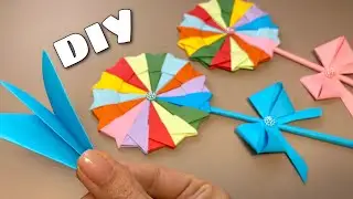 Origami Easy fidget TOYS Антистресс игрушки из бумаги Своими руками