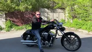 Осмотр мотоцикла Honda Fury VT1300CX с пробегом 8480 км