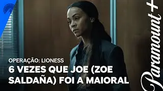 Joe (Zoë Saldaña) sendo a COMPLEXIDADE em pessoa | Lioness | Paramount Plus Brasil