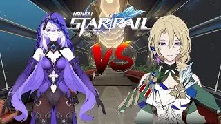 Чёрный Лебедь VS Коколия в Вертуалке Honkai: Star Rail 2.0