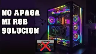 💢 Solución a problemas  ASRock RGB Sync    Apagar módulos RAM ❌