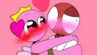 Реакция Пинк на шипы💗(МОЁ МНЕНИЕ!) #rainbowfriends