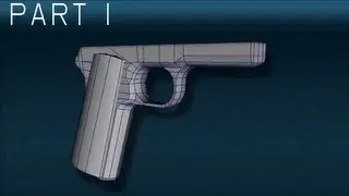 1911-A1 Pistol Maya Modeling Tutorial Part1