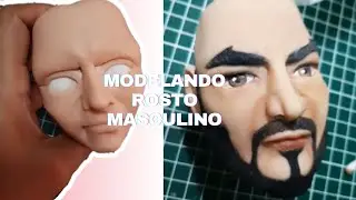 MODELAGEM EM BISCUIT(Rosto masculino com técnica de blocagem)