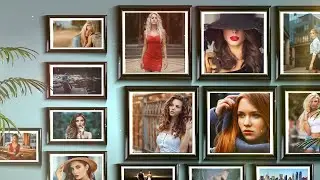 Template Photo Slideshow - Sony Vegas Pro - Classic Frames