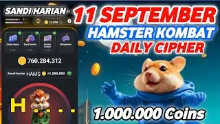 Sandi Harian Hamster Kombat Hari Ini 11 September | Hamster Kombat Daily Cipher Today Code