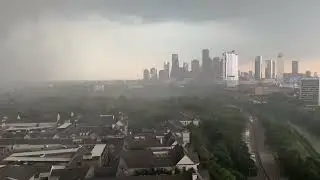 May 28th, 2024 - Houston Skyline Engulfed by Storm