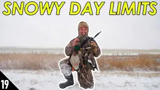 SNOW Got The Ducks In CLOSE! | 20 GAUGE Duck Hunting 2020