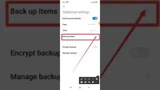 YT Studio App data not enable automatically backup mode | Redmi Note 10 and Xiaomi