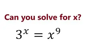 Solve for x