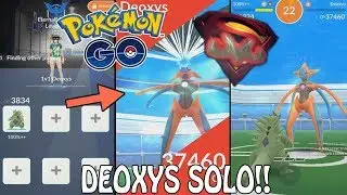 Pokemon go - Deoxys solo (100 seconds left)