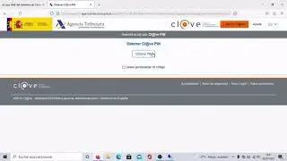 Instrucciones solicitud FP Distancia: Como entrar con cl@ve PIN
