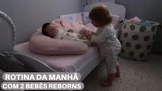 MORNING ROUTINE WITH 2 REBORN BABIES EVA AND AURORA!
