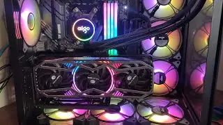 MEU NOVO GABINETE AIGO DARKFLASH C285, COM GPU NA VERTICAL.