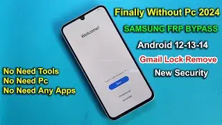 Without Talkback | Samsung FRP Bypass Android 12/13/14 Without Pc | Samsung New Security | 2024