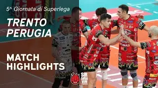 Itas Trentino vs. Sir Susa Vim Perugia - VBW - SuperLega - Match Highlights