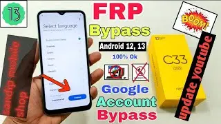 Realme C33 2023 Frp Bypass Whiteout Pc  ! New security update 2024  ! (Rmx3627) frp bypass