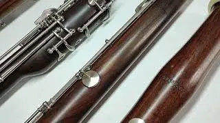 A rare rosewood Heckel 9000 series bassoon!