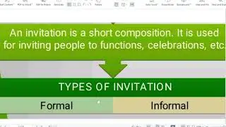 Invitation Class 12 CBSE Board 2023 Clear Explanation