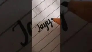 how to write using cut marker in English tutorial ✅ #marker #calligraphy #handwriting #name #english