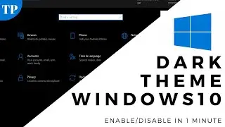 Windows 10 Dark Mode | Multiple options in Dark Theme | Enable/Disable Dark Theme Windows 10 in 1Min
