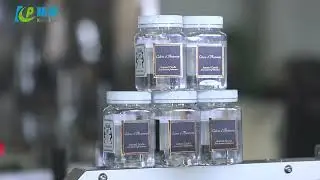 Automatic 4 heads filling  capping and labeling production line for honey
