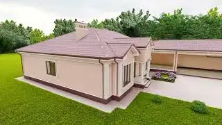 Проект одноэтажного дома для заказчика из Сальска (Ростовская область)