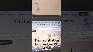 Tiss Registration form is out. #tiss #CUET #tatainstituteofsocialscience #MBA