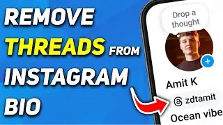 How to Remove Threads from Instagram Bio | Hide Threads Badge Instagram