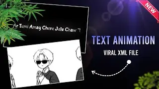 Lyrics XML Edit | TikTok Viral Text Animation | Alight Motion Tutorial 2025