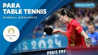 Para Table Tennis Highlights | Paris 2024 Paralympic Games ❤️💙💚