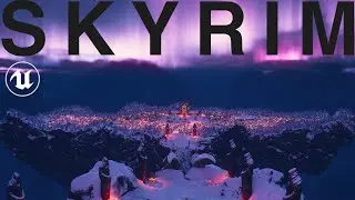 The True Scale of Sovngarde: Skyrim in UNREAL ENGINE 5! [4K]