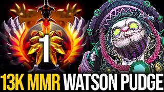 🔥 RANK 1 EUROPE — 13000 MMR WATSON PUDGE CARRY | Pudge Official