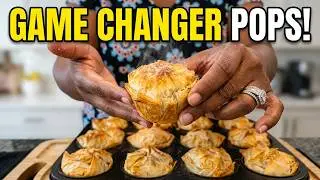 Pot Pie Poppers with Phyllo Dough|Easy Freezer Friendly Meals
