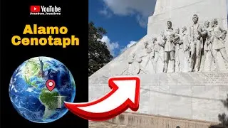 i found the Alamo Cenotaph on google earth #map #earth #googleearth #ytshortsvideo