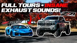 Full Tour of Our C8 Z06 Corvette & LTZ Z71 Duramax Giveaways!