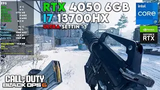 Call of Duty: Black Ops 6 Multiplayer [Ultra Settings] - RTX 4050 6GB + I7 13700HX | 1080p Benchmark