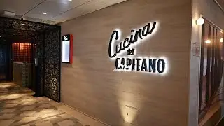 Carnival Jubilee Cucina Del Capitano Restaurant Review