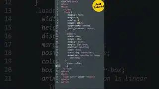 Spinner Using HTML & CSS #shortsfeed #shorts #amittutorial