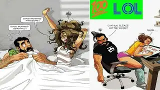 Illustrator Turns Everyday Moments with His Wife into Funny Relatable Comics | Mini Beast